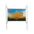 6'W x 4'H In-Ground Banner Post Kit